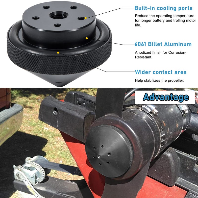 Camoo Eliminator Trolling Motor Prop Nut Custom Fit for MotorGuide X3 X5 XI3 XI5 - Image 4